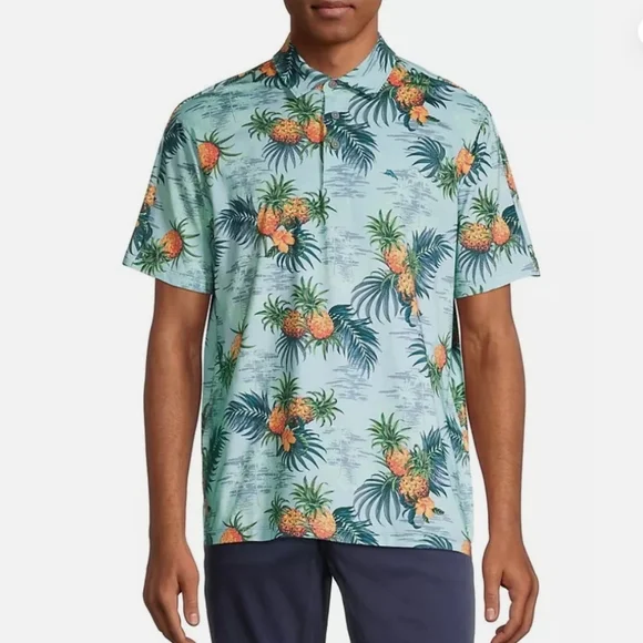 Men's Tommy Bahama Palm Desert Pina Isle Golf Pro Shirt - Picture 3 of 10